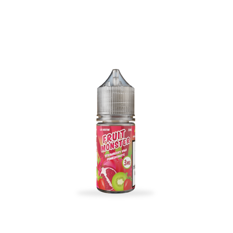 Mycig-Strawberry Kiwi Pomegranate monster vape labs 30ml 3mg