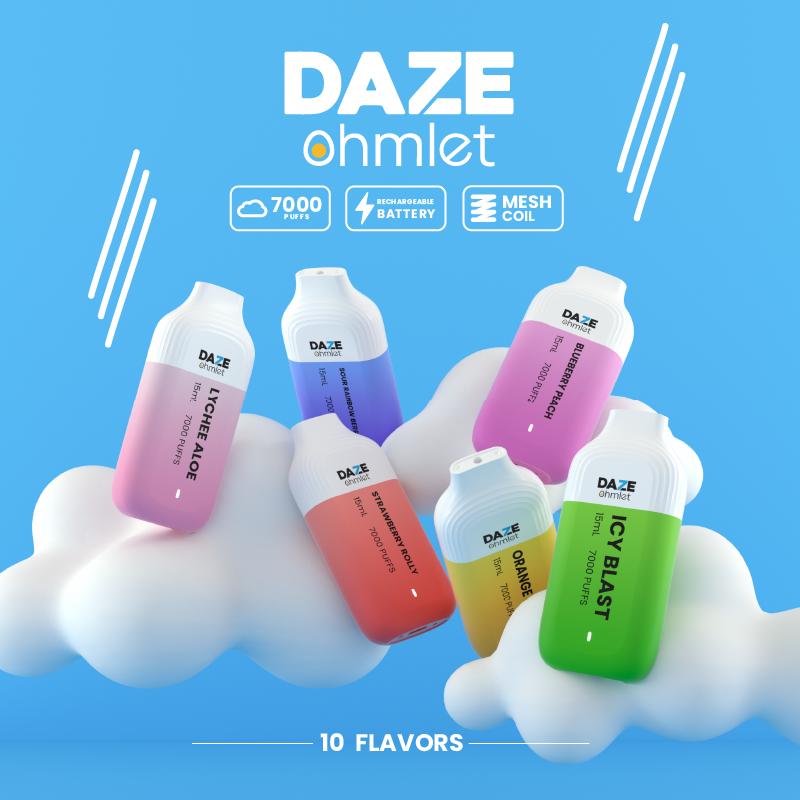 Mycig-7daze Ohmlet 7000 Puffs all