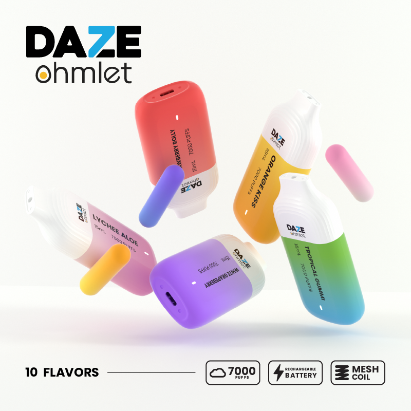 Mycig-7daze Ohmlet 7000 Puffs all