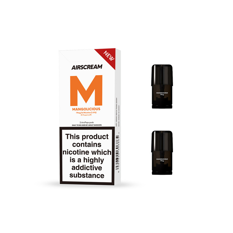 MyCig- 2-pack pods pré-remplis airscream Mangolicious