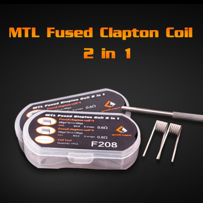 MyCig-Coils Fused Clapton MTL F208 By Geekvape spécifications