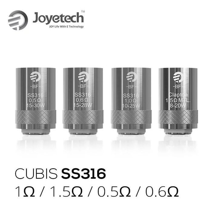 MyCig-Résistance AIO Cubis By Joytech Spécifications