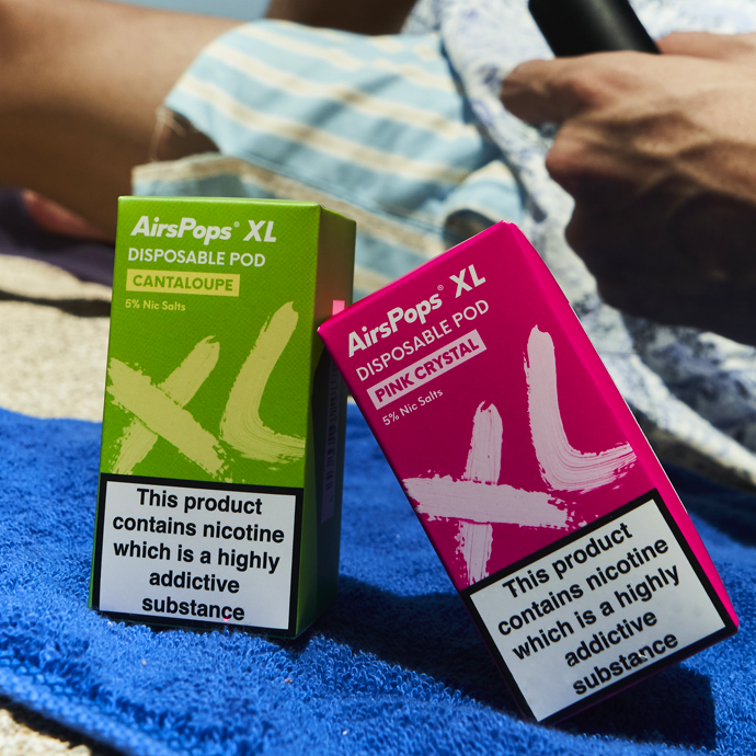 MyCig-AirsPops XL Disposable Pod pre-remplies saveurs