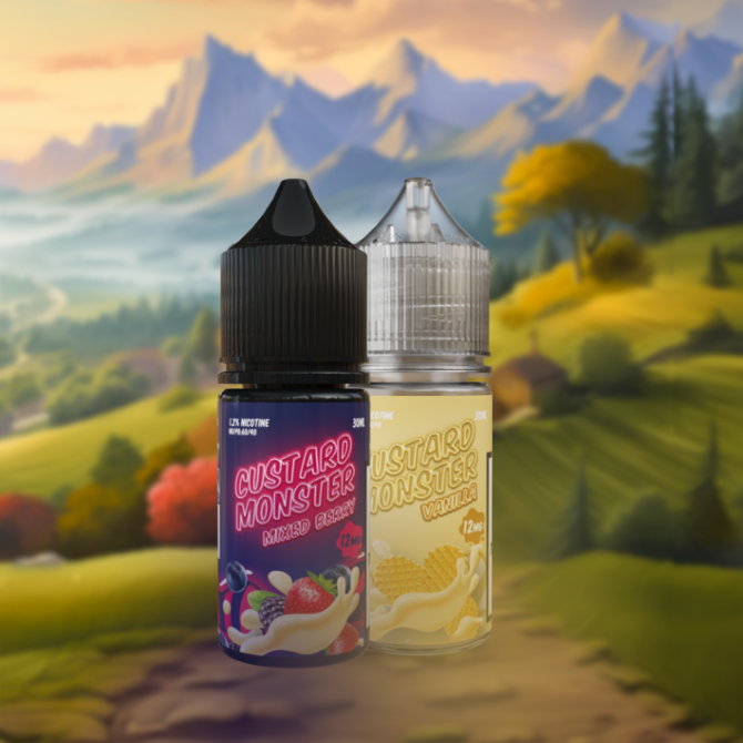 MyCig- custard Monster 30ml freebase saveurs